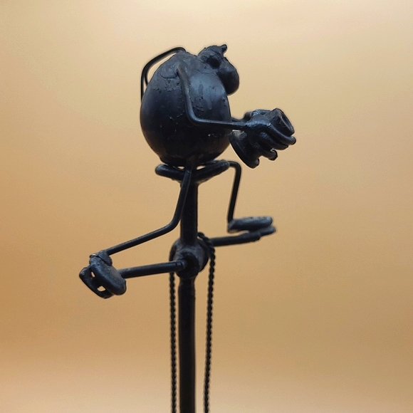 Vintage Greg and Jeff Quayle original flea unicycle sculpture - Picture 7 of 13